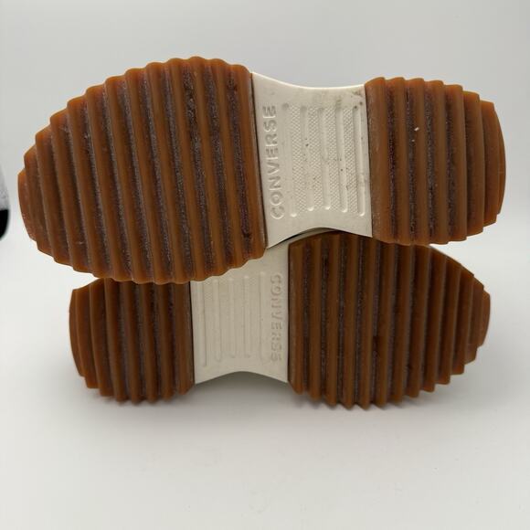 Converse Run Star Hike High 568650C Navy White Gum Leather Hi Green Women’s 6.5 - Picture 6 of 8